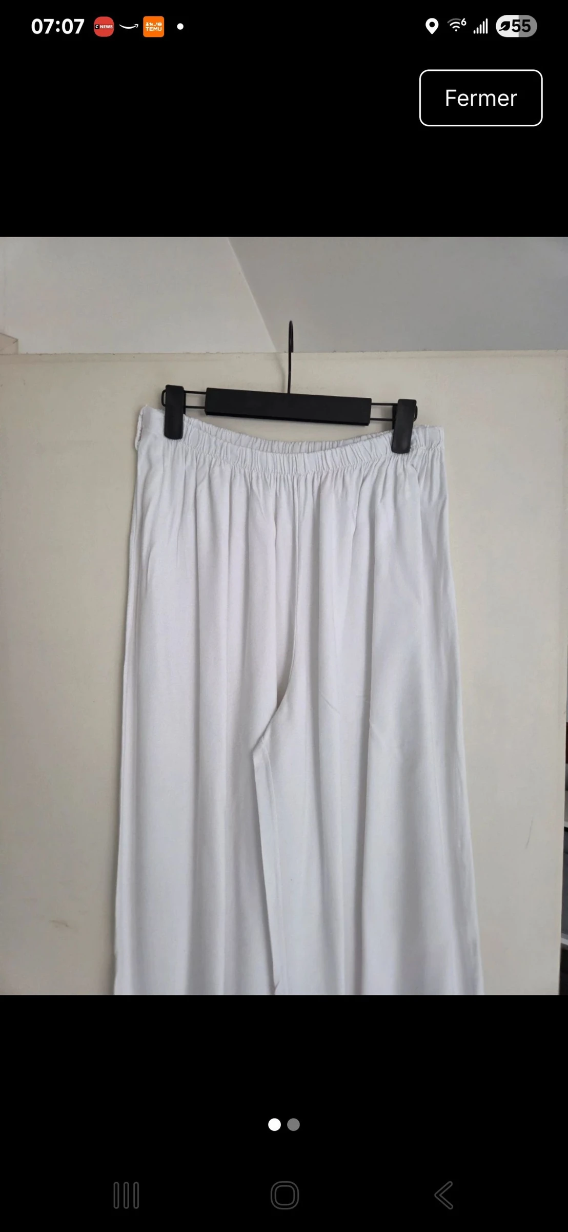 Pantalon large 